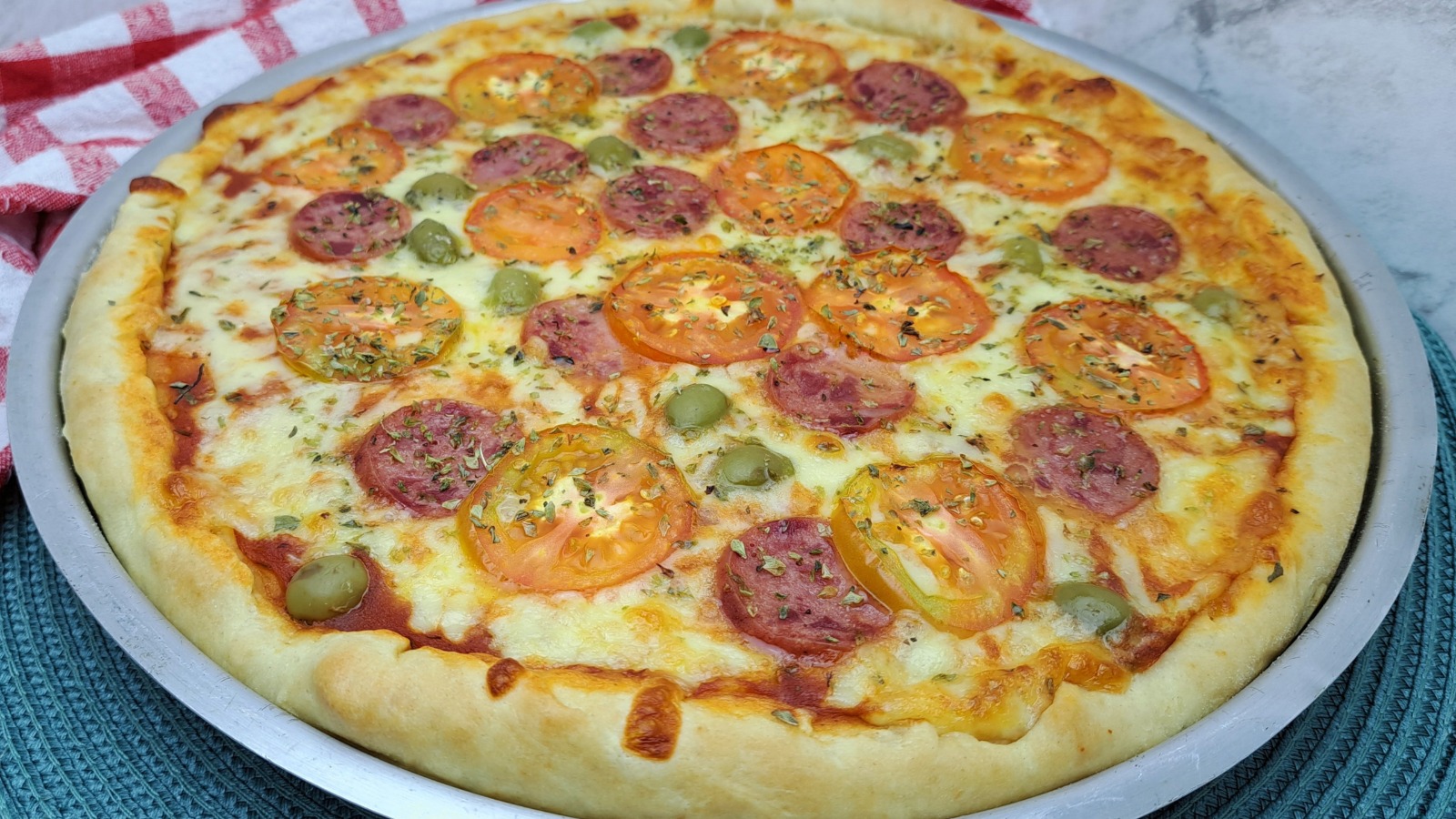 Receita de Pizza Caseira