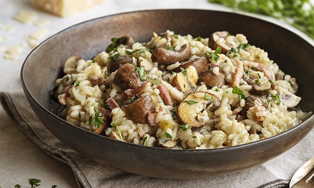 Receita Risoto de cogumelos